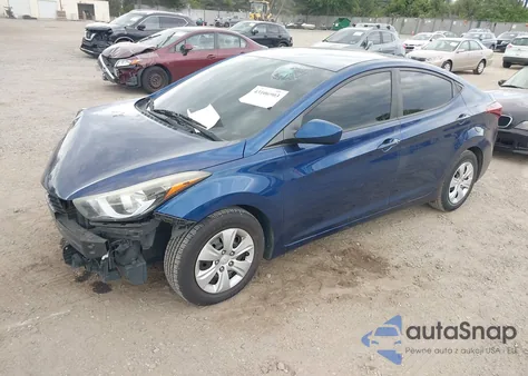 2016 Hyundai Elantra Se из США, поврежденный, VIN 5NPDH4AE7GH783214